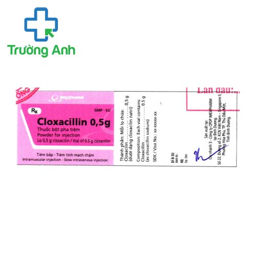 Cloxacillin 0,5g Imexpharm - Thuốc điều trị nhiễm khuẩn hiệu quả