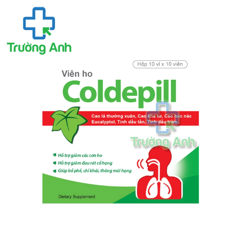 Coldepill - Hỗ trợ giảm các cơn ho, ho gió, ho khan