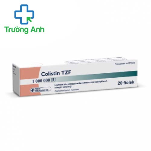 Colistin TZF 1.000.000IU Polfa Tarchomin - Điều trị nhiễm khuẩn
