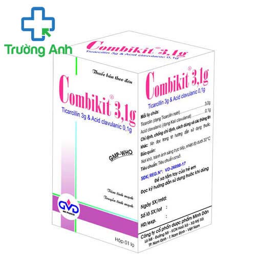 Combikit 3,1g MD Pharco - Thuốc điều trị nhiễm khuẩn ổ răng nặng