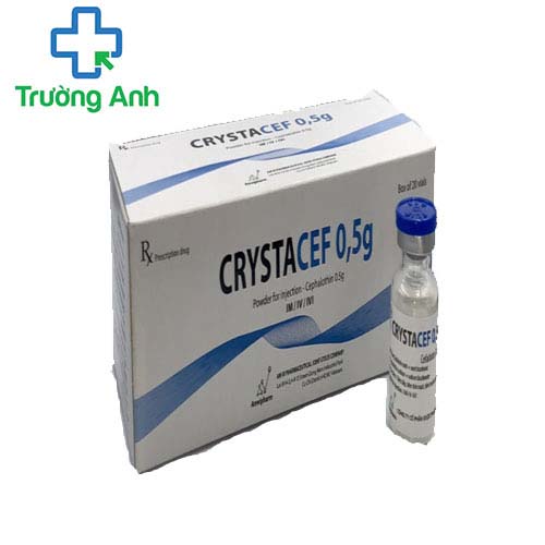 Crystacef 0,5g Amvipharm - Điều trị nhiễm khuẩn đường tiết niệu