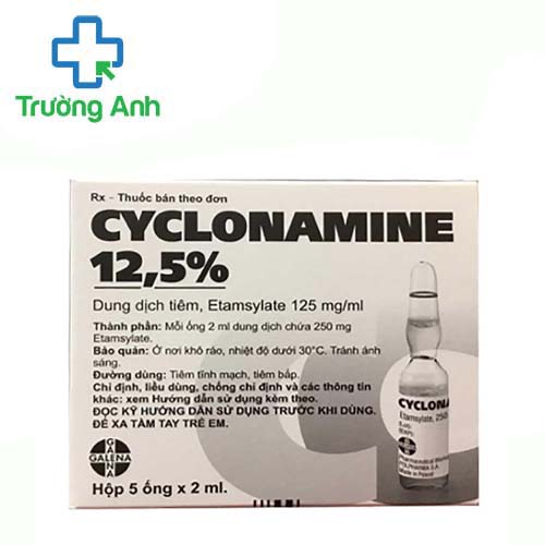 Cyclonamine 12,5% Polpharma - Điều trị chảy máu khi phẫu thuật