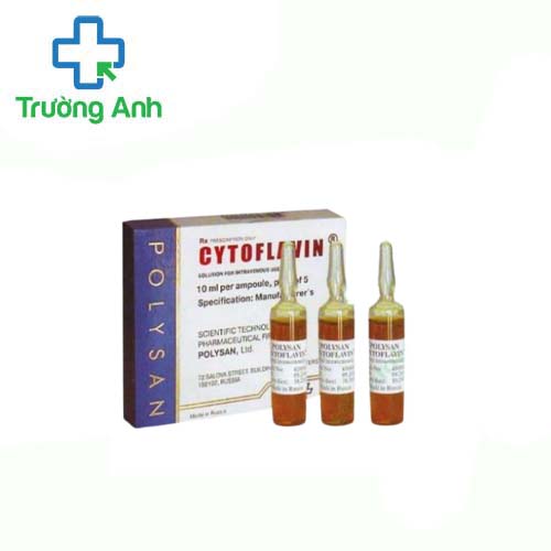 Cytoflavin 10ml Polysan - Điều trị rối loạn tuần hoàn não cấp tính