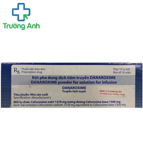 Danaroxime 1,5g Panpharma - Thuốc điều trị nhiễm khuẩn hiệu quả