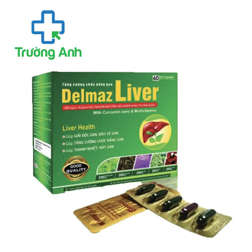 Delmaz Liver Dolexphar - Giúp giải độc gan, hạn chế tổn thương gan