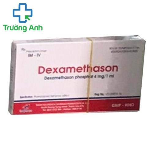 Dexamethason 4mg/1ml Thephaco - Điều trị viêm phế quản do dị ứng