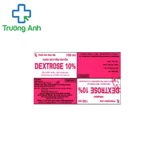 Dextrose 10% 250ml Mekophar - Cung cấp nước cho cơ thể