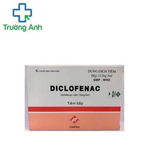 Diclofenac 75mg/3ml Vidipha - Điều trị các cơn đau cấp tính