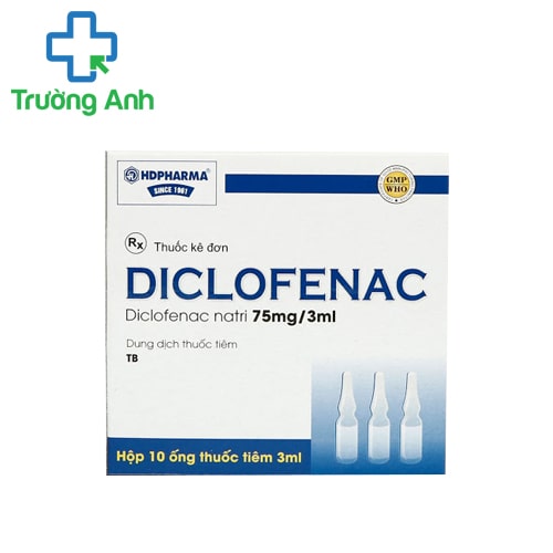 Diclofenac 75mg/3ml HD Pharma - Thuốc giảm đau rất hiệu quả