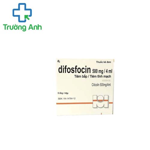 Difosfocin 500mg/4ml Mitim - Điều trị tai biến mạch máu não
