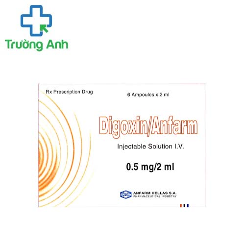 Digoxin/Anfarm 0,5mg - Kiểm soát chứng loạn nhịp trên tâm thất