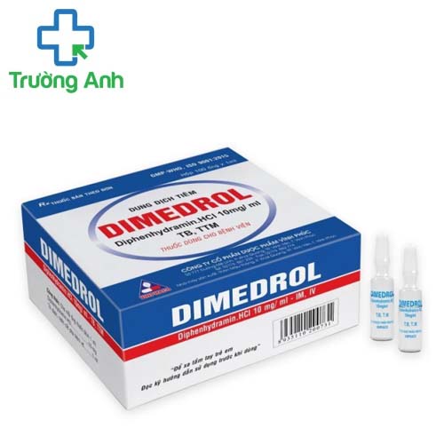 Dimedrol 10mg/1ml HD Pharma - Chống buồn nôn, hoặc chống chóng mặt