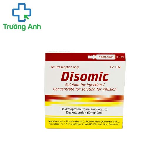 Disomic 50mg/2ml Rompharm - Điều trị triệu chứng đau cấp tính