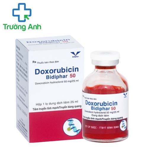 Doxorubicin Bidiphar 50 - Điều trị ung thư đường tiết niệu