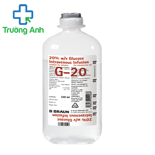 Glucose 20% B.Braun 500ml - Điều trị nhiễm thể ceton