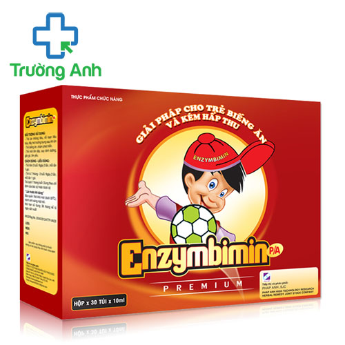 Enzymbimin P/A (Hộp 30 túi) Meliphar - Giúp tăng cường hấp thu dưỡng chất