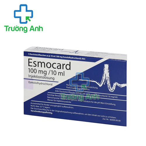 Esmocard 100mg/10ml Hikma - Thuốc giúp giảm huyết áp