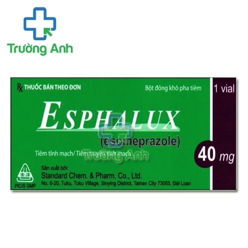 Esphalux 40mg (Esomeprazole) Standard - Điều trị loét dạ dày