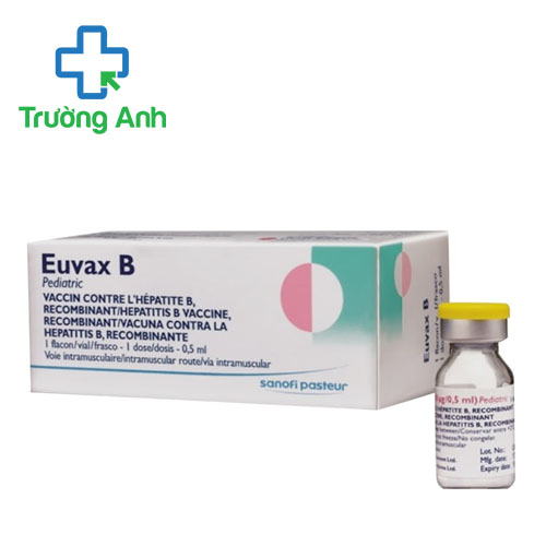 Euvax B 0,5ml Sanofi - Vắc xin phòng bệnh do virus viêm gan B