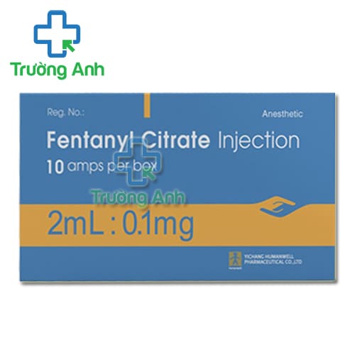 Fentanyl citrate 0.1mg/2ml Yichang - Thuốc giảm đau trong và sau mổ
