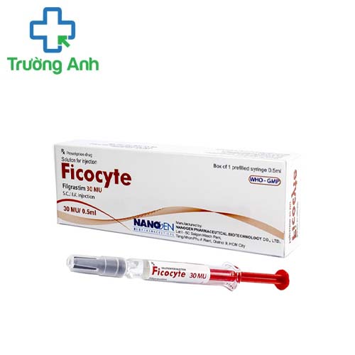 Ficocyte 30MU/0.5ml Nanogen - Điều trị giảm bạch cầu trung tính