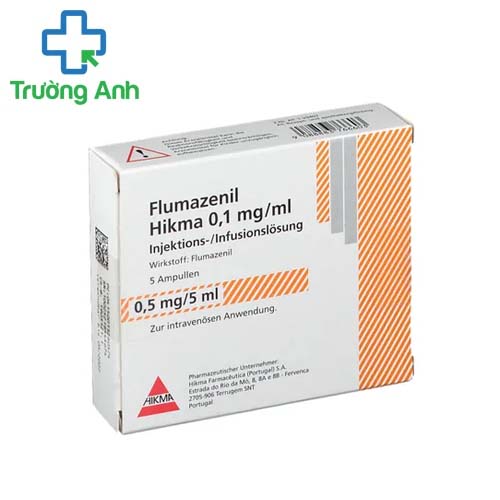 Flumazenil 0.5mg/5ml Hikma Pharma - Chấm dứt tác dụng của thuốc mê