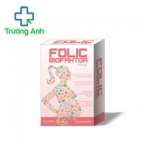 Folic Biofaktor 400mcg Biofaktor - Hỗ trợ giảm thiếu máu cho phụ nữ