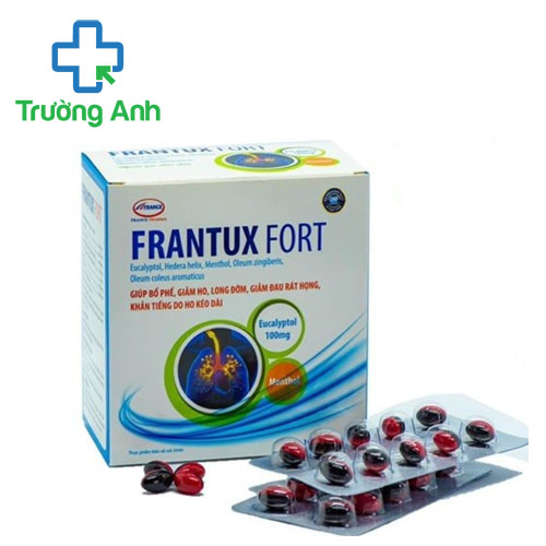 Frantux Fort TPP-France - Hỗ trợ điều trị các chứng ho, đau họng
