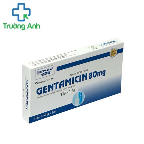 Gentamicin 80mg HD Pharma - Thuốc nhiễm khuẩn đường mật