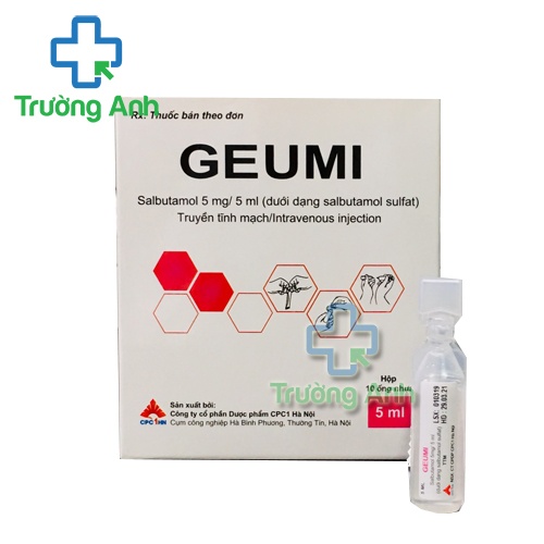 Geumi 5mg/5ml CPC1HN - Điều trị co thắt phế quản nghiêm trọng