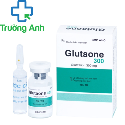 Glutaone 300 Bidiphar - Làm giảm độc tính trên thần kinh của xạ trị