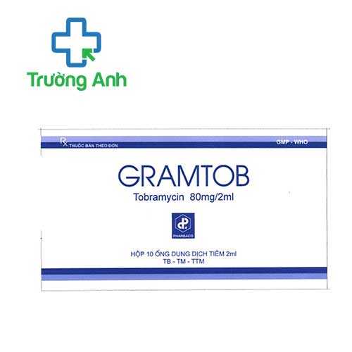 Gramtob 80mg/2ml Pharbaco - Thuốc điều trị một số nhiễm khuẩn