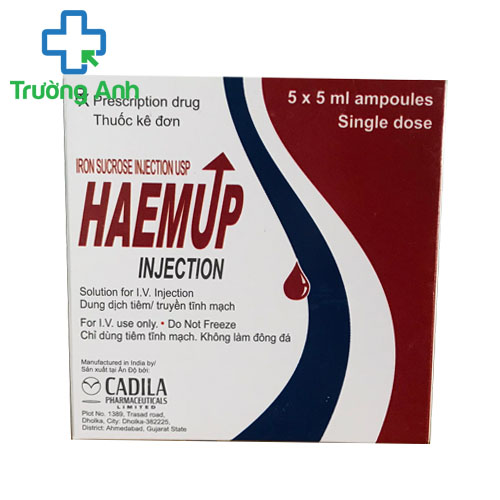 Haemup Injection 5ml Cadila - Điều trị cho người bị thiếu sắt