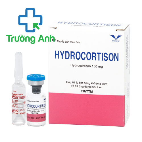 Hydrocortison 100mg Bidiphar - Thuốc điều trị tình trạng dị ứng
