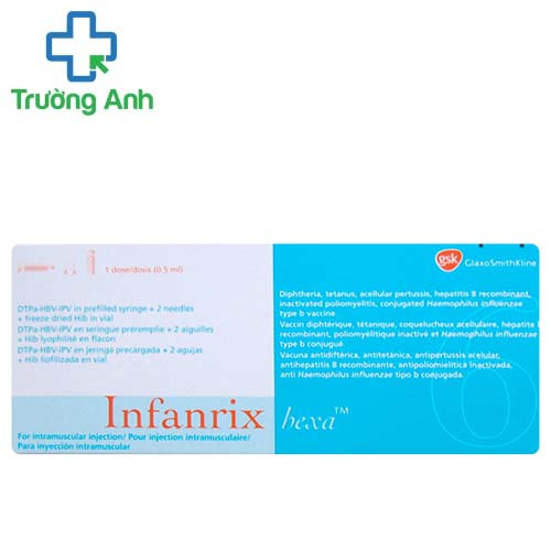 Infanrix Hexa GSK - Vaccine phòng ho gà, bạch hầu, uốn ván