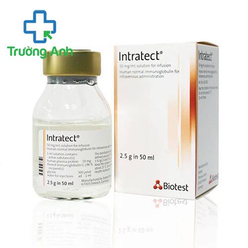 Intratect 2,5g/50ml Biotest - Thuốc điều trị albumin trầm trọng