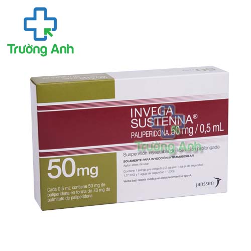 Invega Sustenna 50mg/0,5ml Janssen - Điều trị tâm thần phân liệt