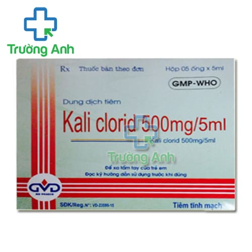 Kali clorid 500mg/5ml MD Pharco - Thuốc điều trị giảm kali huyết
