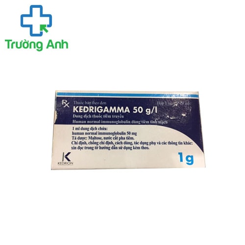 Kedrigamma 1g/20ml - Thuốc điều trị suy giảm hệ miễn dịch hiệu quả