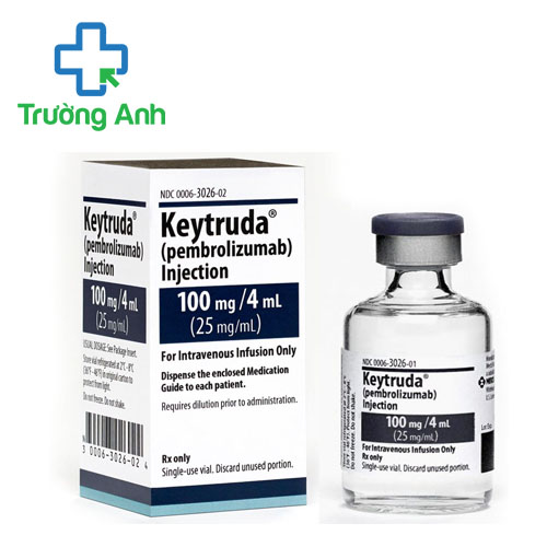Keytruda 100mg/4ml MSD - Thuốc điều trị ung thư tế bào biểu mô phổi