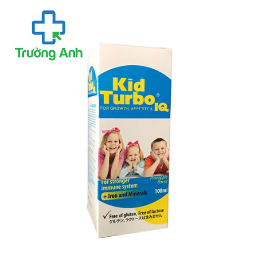 Kid Turbo IQ 100ml - Giúp trẻ ăn ngon miệng, khắc phục tính biếng ăn