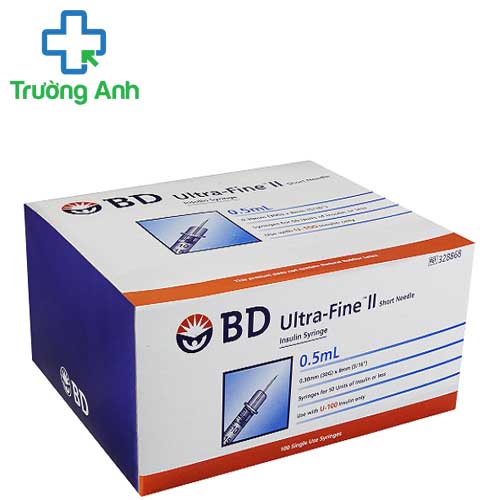BD Ultra-Fine II 0.5ml - Bơm tiêm insulin cho người bị bệnh tiểu đường