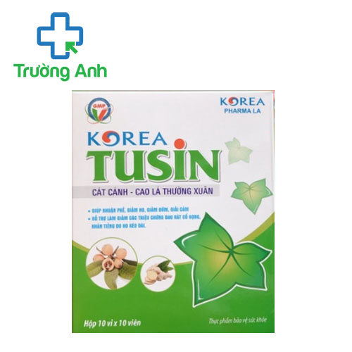 Korea Tusin Vinpharma - Hỗ trợ nhuận phế, giảm ho, giảm đờm