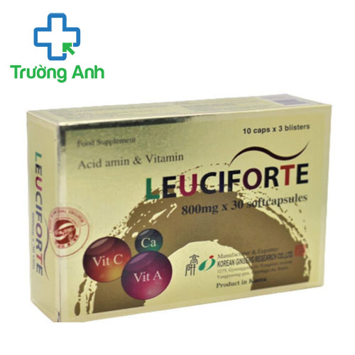 Leuciforte Ginseng - Hỗ trợ tăng cường sức đề kháng hiệu quả