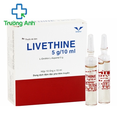 Livethine 5g/10ml Bidiphar - Điều trị các bệnh lý ở gan