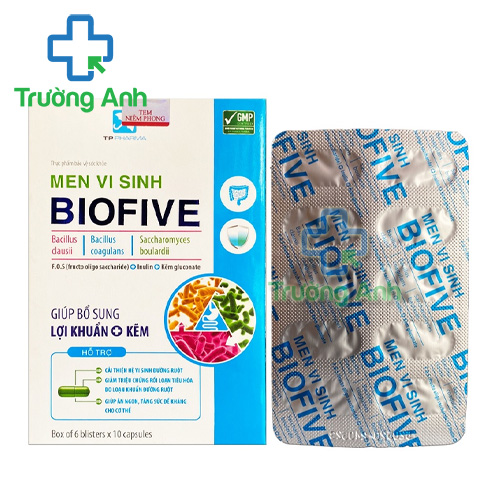 Men Vi Sinh Biofive TPP-France - Giúp bổ sung lợi khuẩn và kẽm
