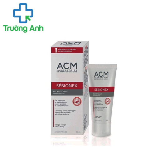 ACM Sebionex Cleansing Gel 200ml - Sữa rửa mặt cho da nhờn, mụn hiệu quả