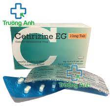 Cetirizine EG 10mg Tab - Thuốc điều trị viêm mũi dị ứng hiệu quả