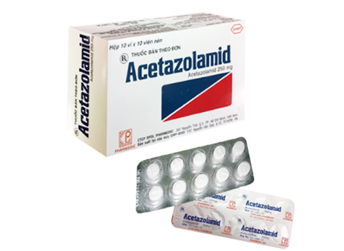 Acetazolamid - Thuốc điều trị bệnh tăng nhãn áp, lợi tiểu của Pharmedic