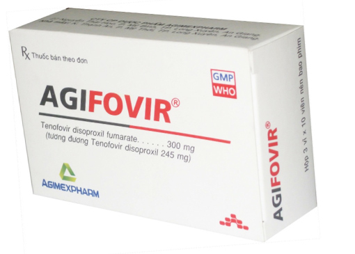 Agifovir 300mg - Thuốc điều trị viêm gan B, HIV tuýp 1 hiệu quả